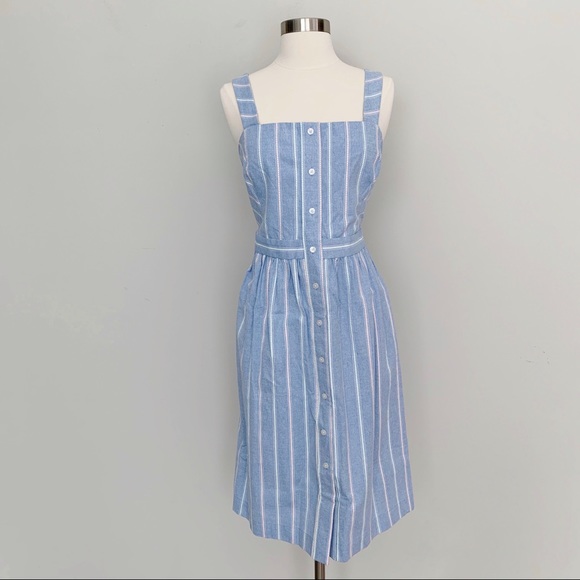 NWT • Draper James Blue Striped Dress - Picture 10 of 10